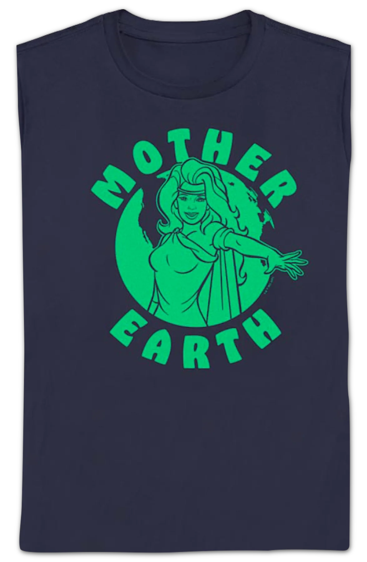 Womens Mother Earth Captain Planet Shirt - Image 2