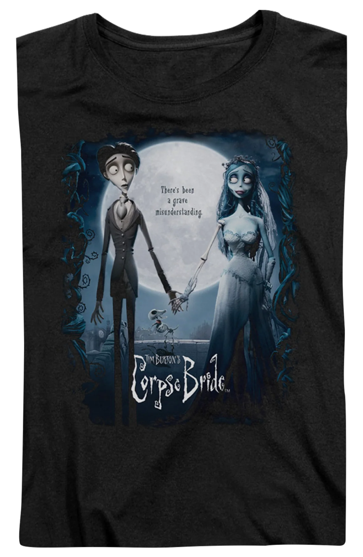 Womens Movie Poster Corpse Bride Shirt - Image 2