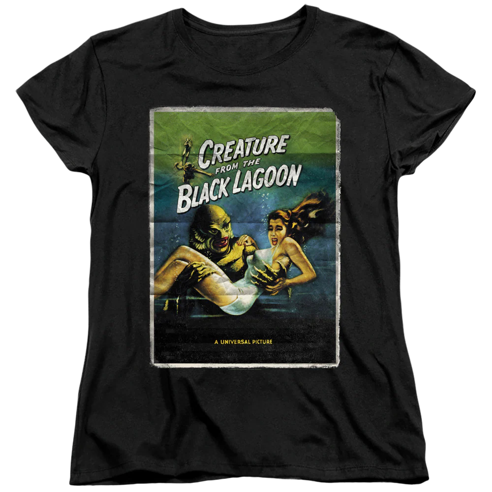 Womens Movie Poster Creature From The Black Lagoon Shirt