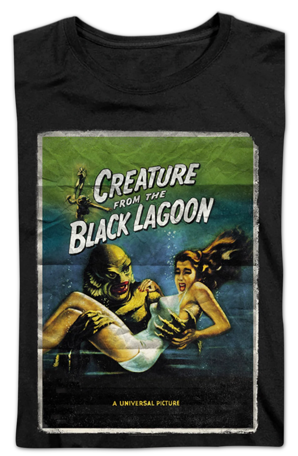 Womens Movie Poster Creature From The Black Lagoon Shirt - Image 2