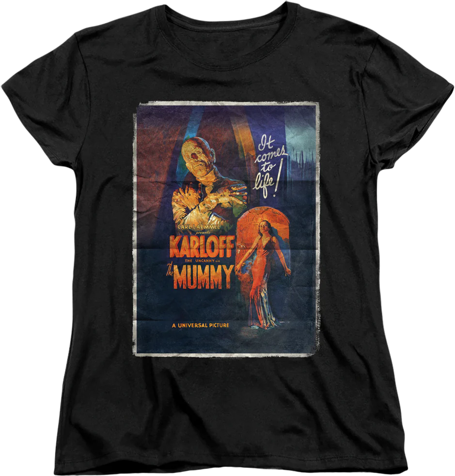 Womens Movie Poster The Mummy Shirt