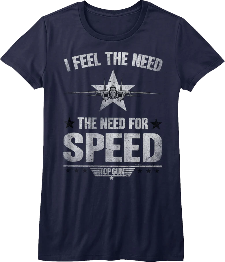 Womens Need For Speed Top Gun Shirt