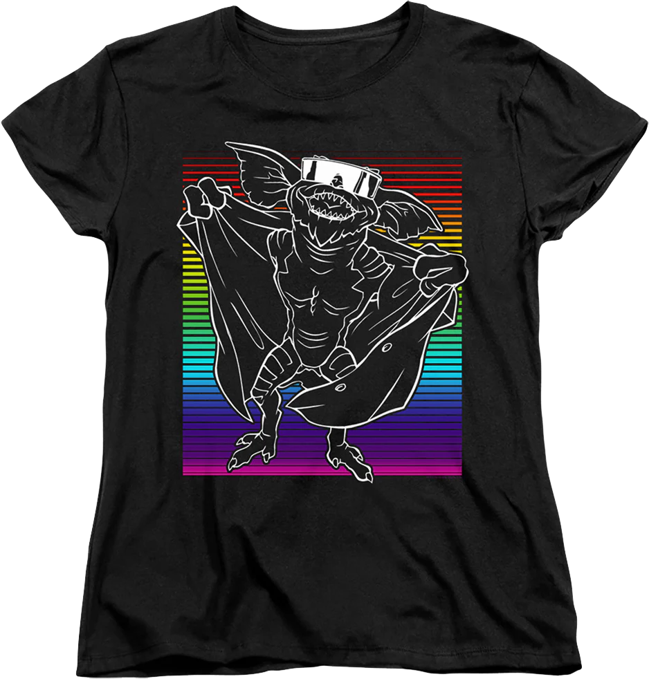 Womens Neon Flasher Gremlins Shirt