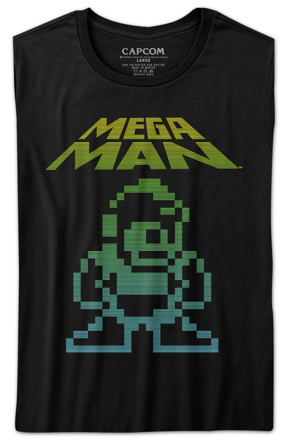 Womens Neon Mega Man Shirt - Image 2