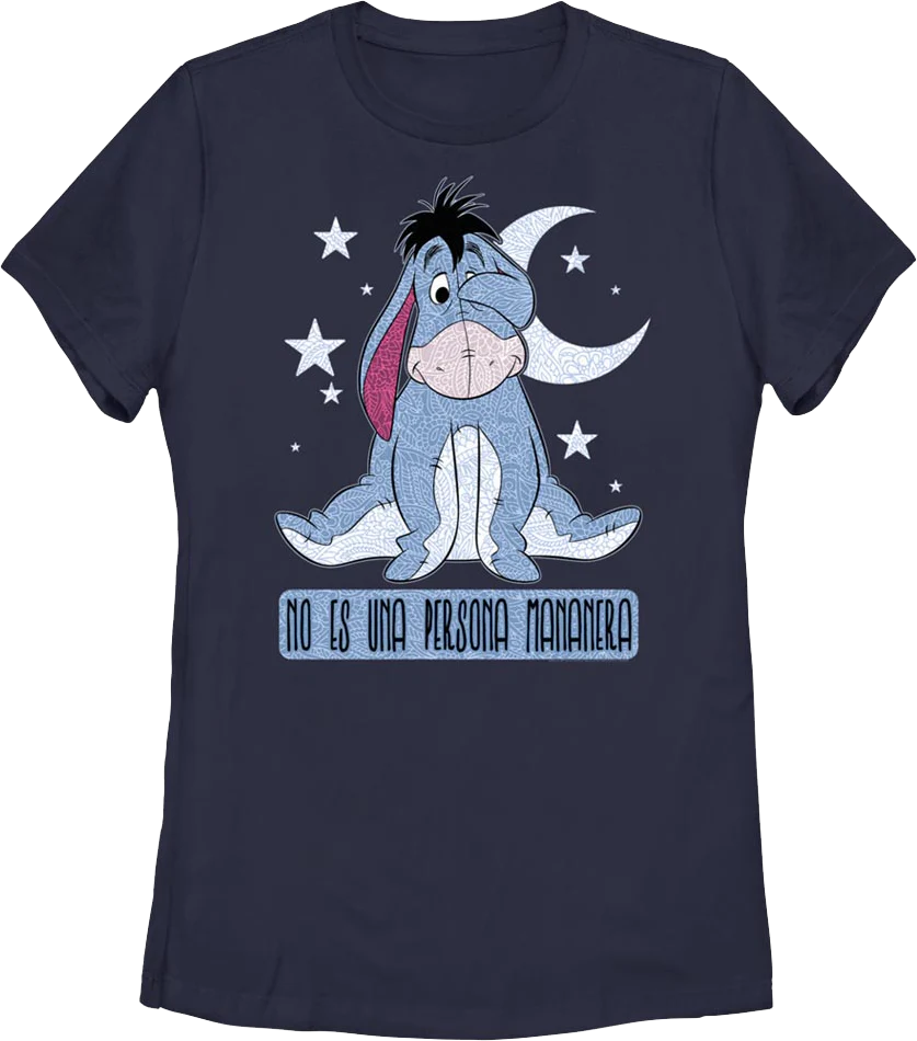 Womens No Es Una Persona Mananera Winnie The Pooh Shirt