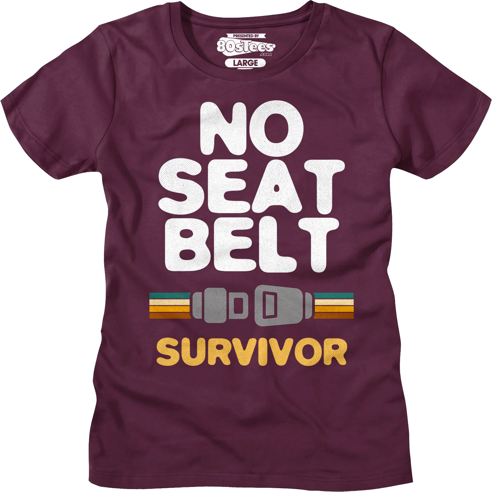 Womens No Seat Belt Survivor Shirt - Image 3