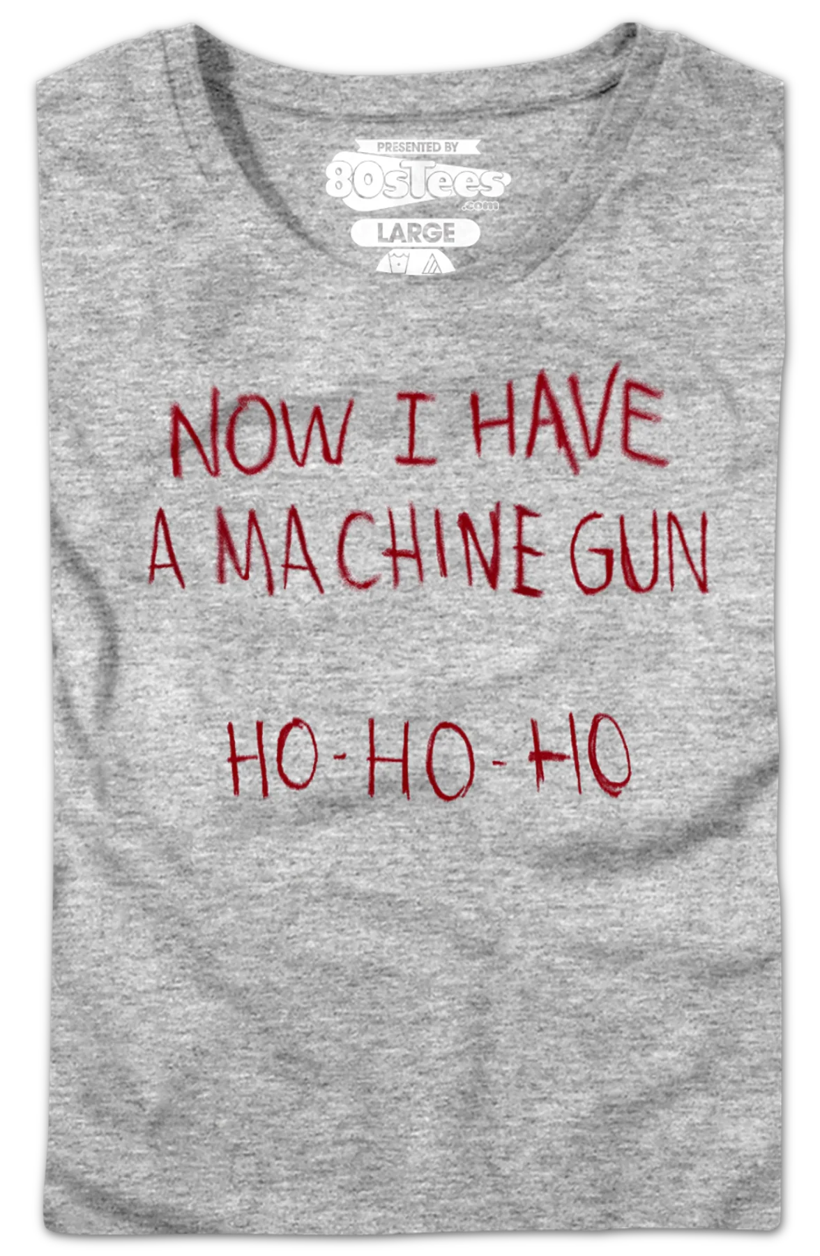 Womens Now I Have A Machine Gun Ho Ho Ho Die Hard Shirt - Image 2