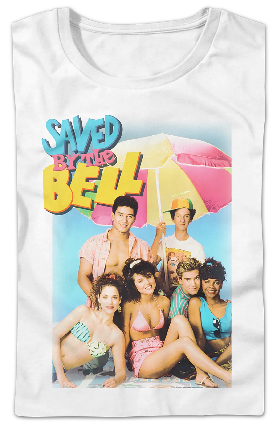 Womens On The Beach Saved By The Bell Shirt - Image 2