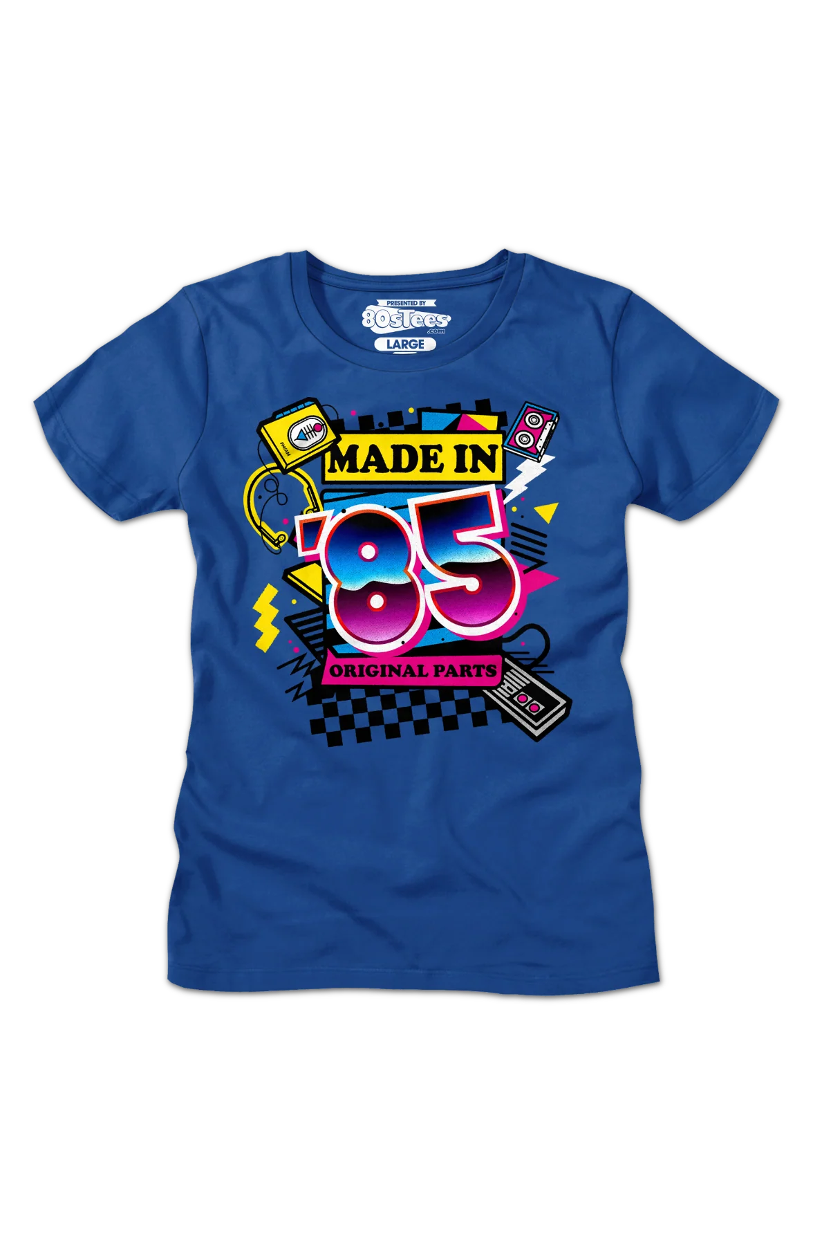Womens Original Parts Made In '85 Shirt - Image 2