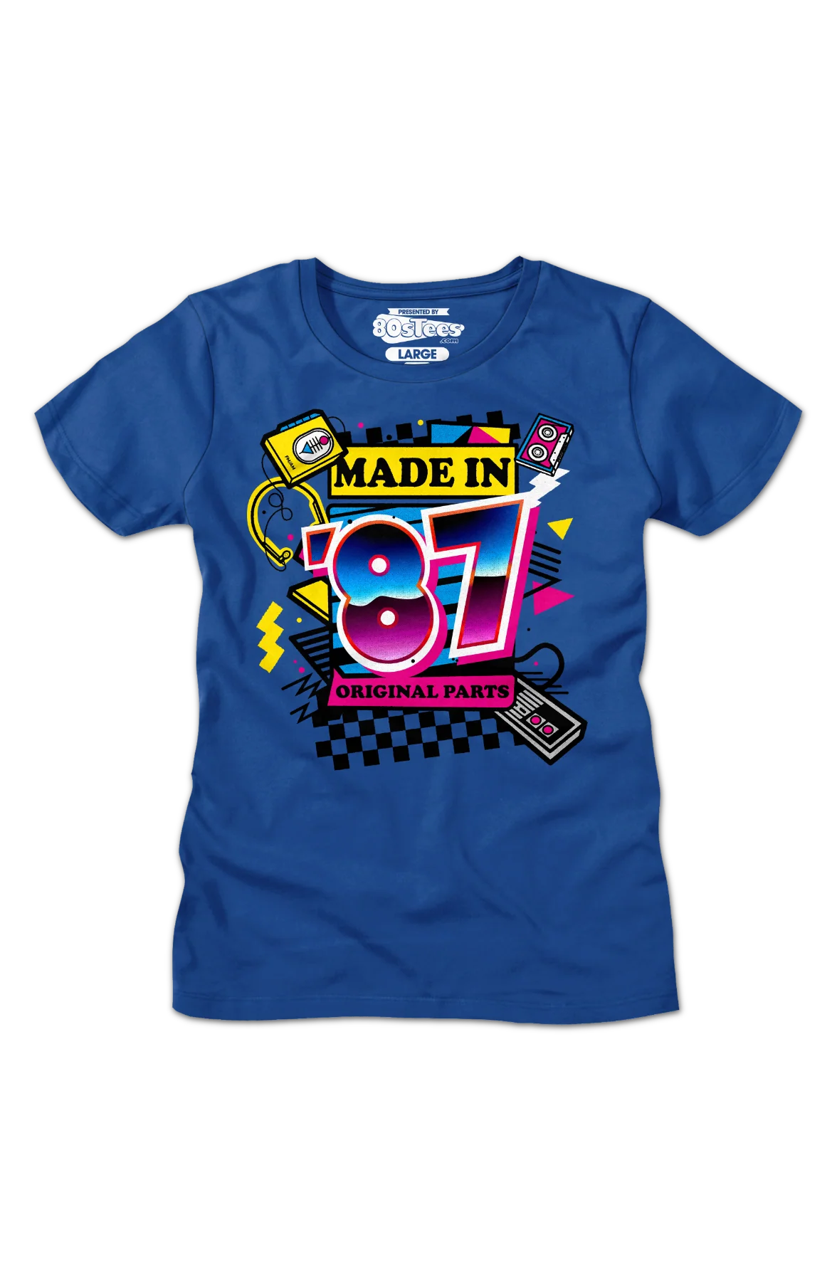Womens Original Parts Made In '87 Shirt - Image 2