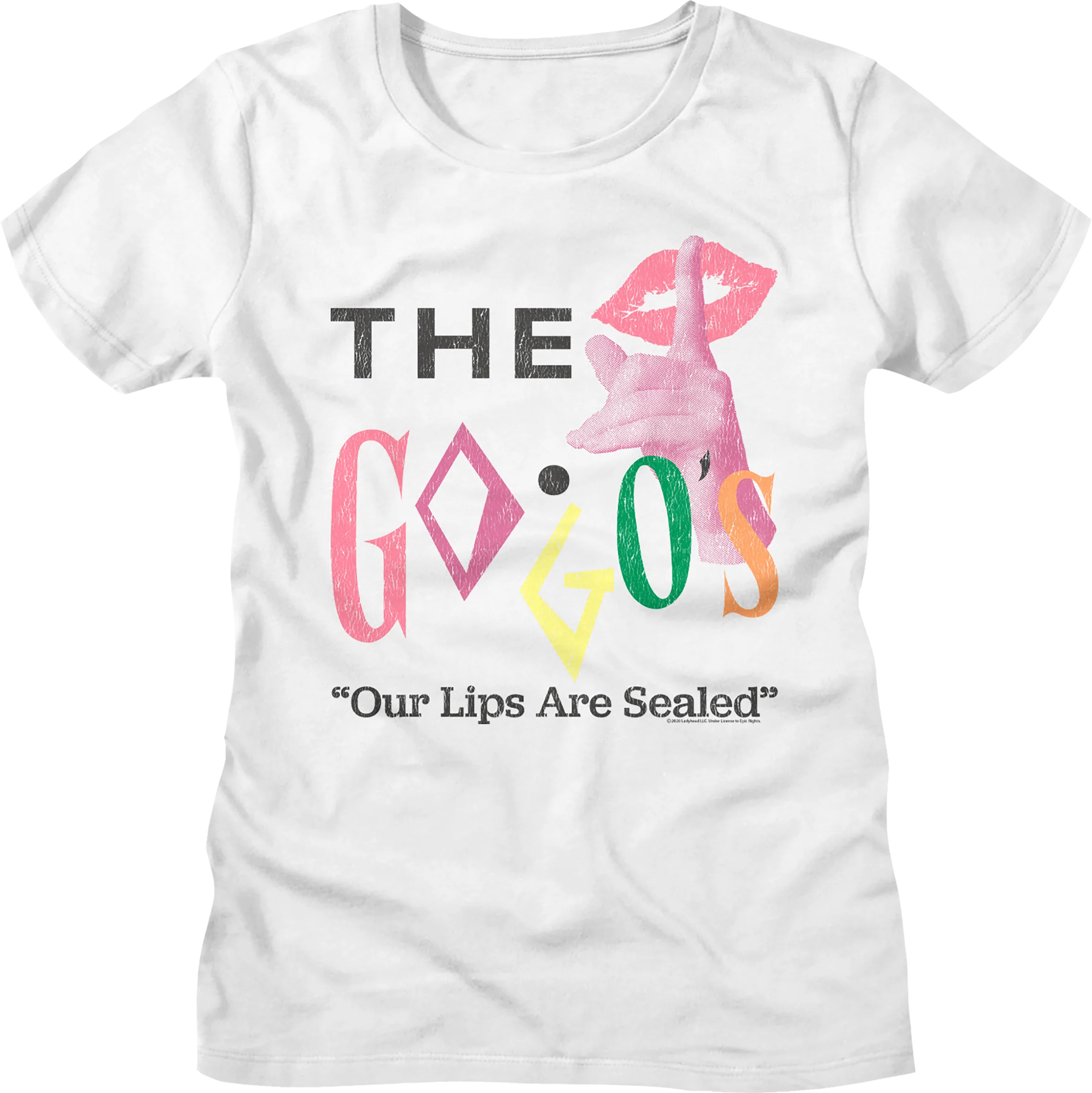 Womens Our Lips Are Sealed Go-Go's Shirt