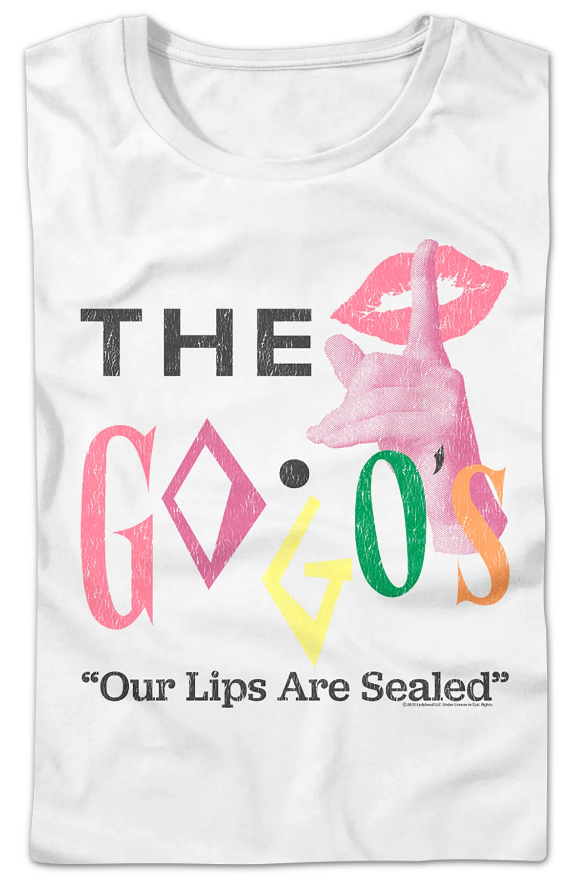 Womens Our Lips Are Sealed Go-Go's Shirt - Image 2