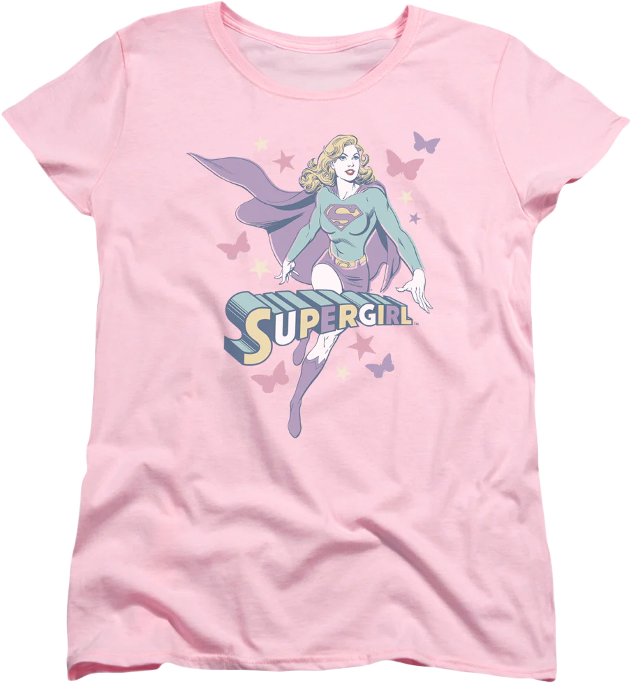 Womens Pastels Supergirl Shirt