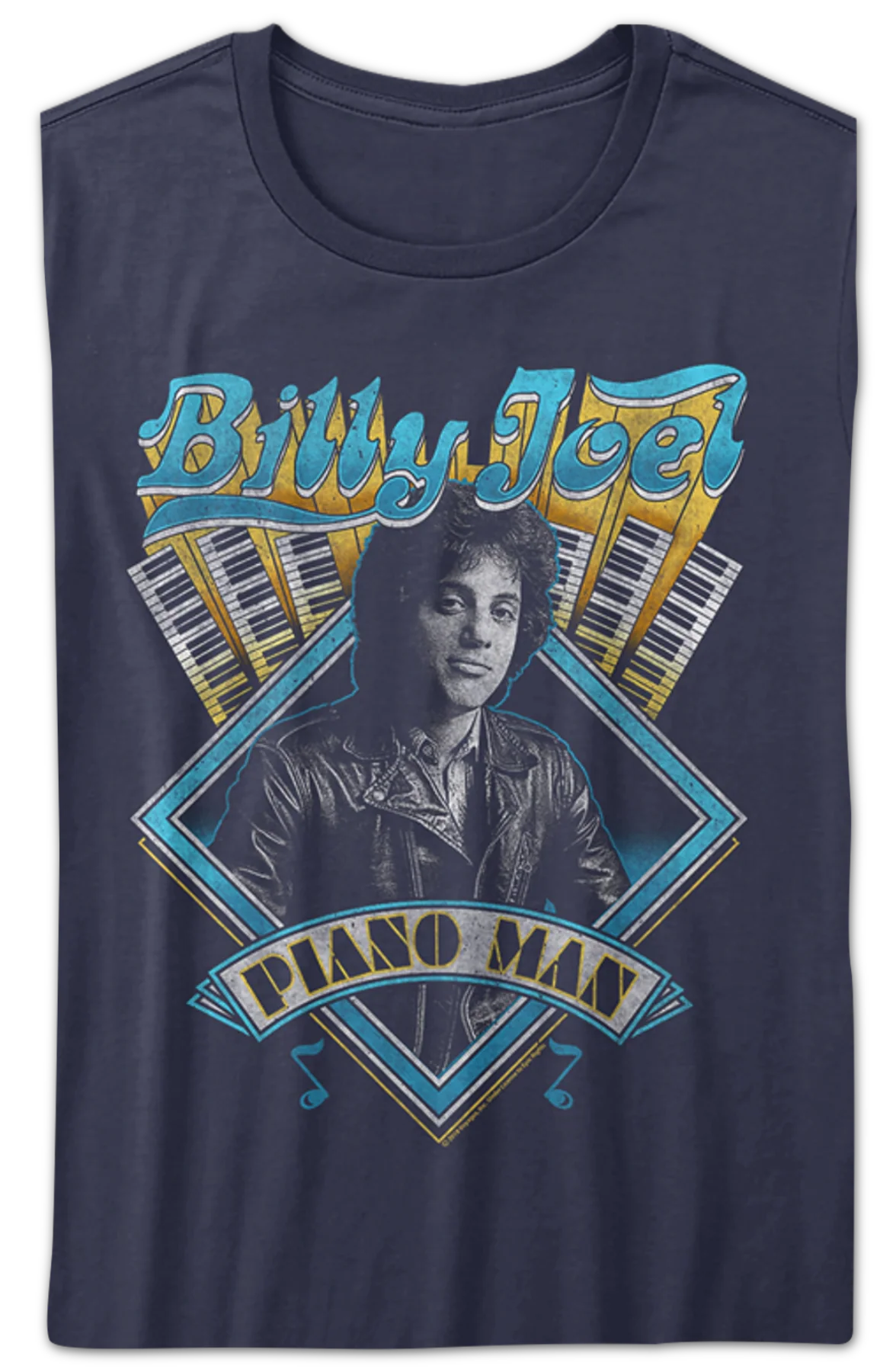Womens Piano Man Billy Joel Shirt - Image 2
