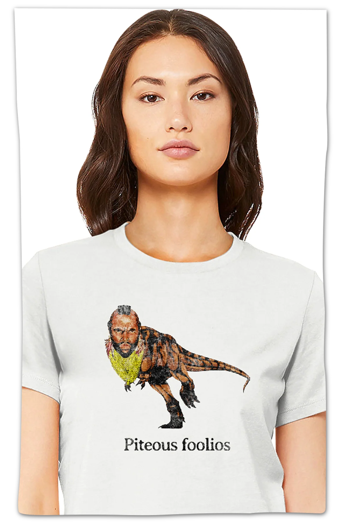 Womens Piteous Foolios Mr. T Shirt - Image 2