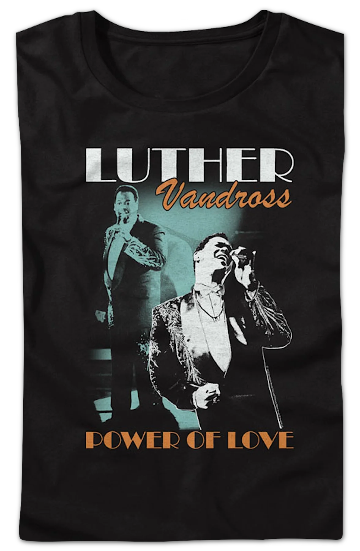 Womens Power Of Love Luther Vandross Shirt - Image 2