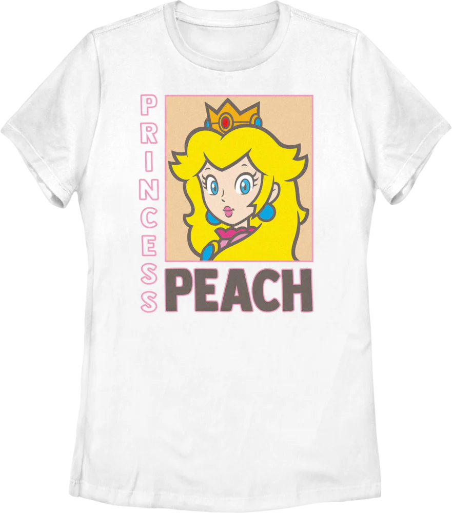 Womens Princess Peach Super Mario Bros. Shirt