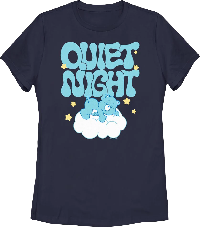 Womens Quiet Night Care Bears Shirt