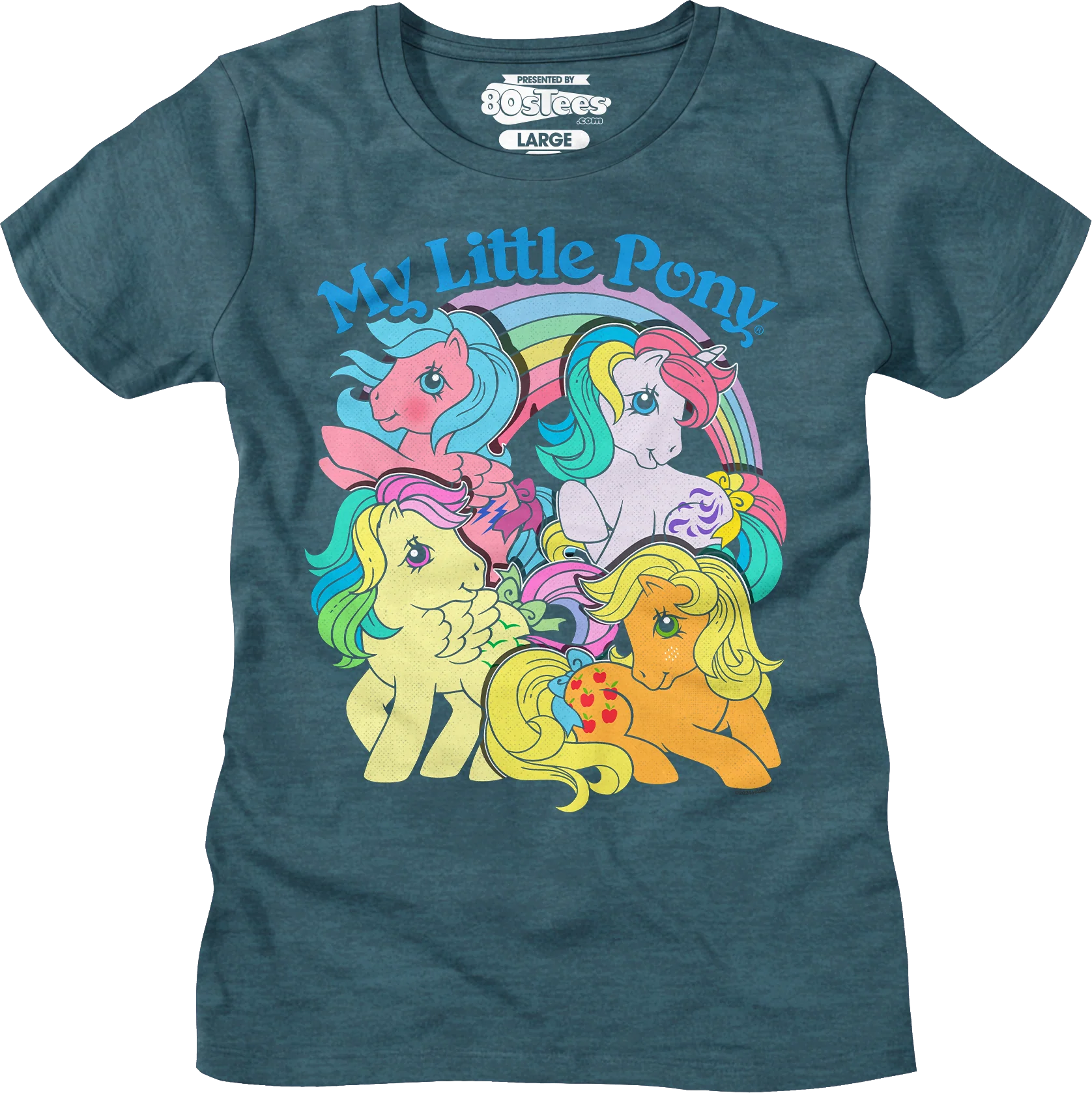 Womens Rainbow Collage My Little Pony Shirt - Image 7