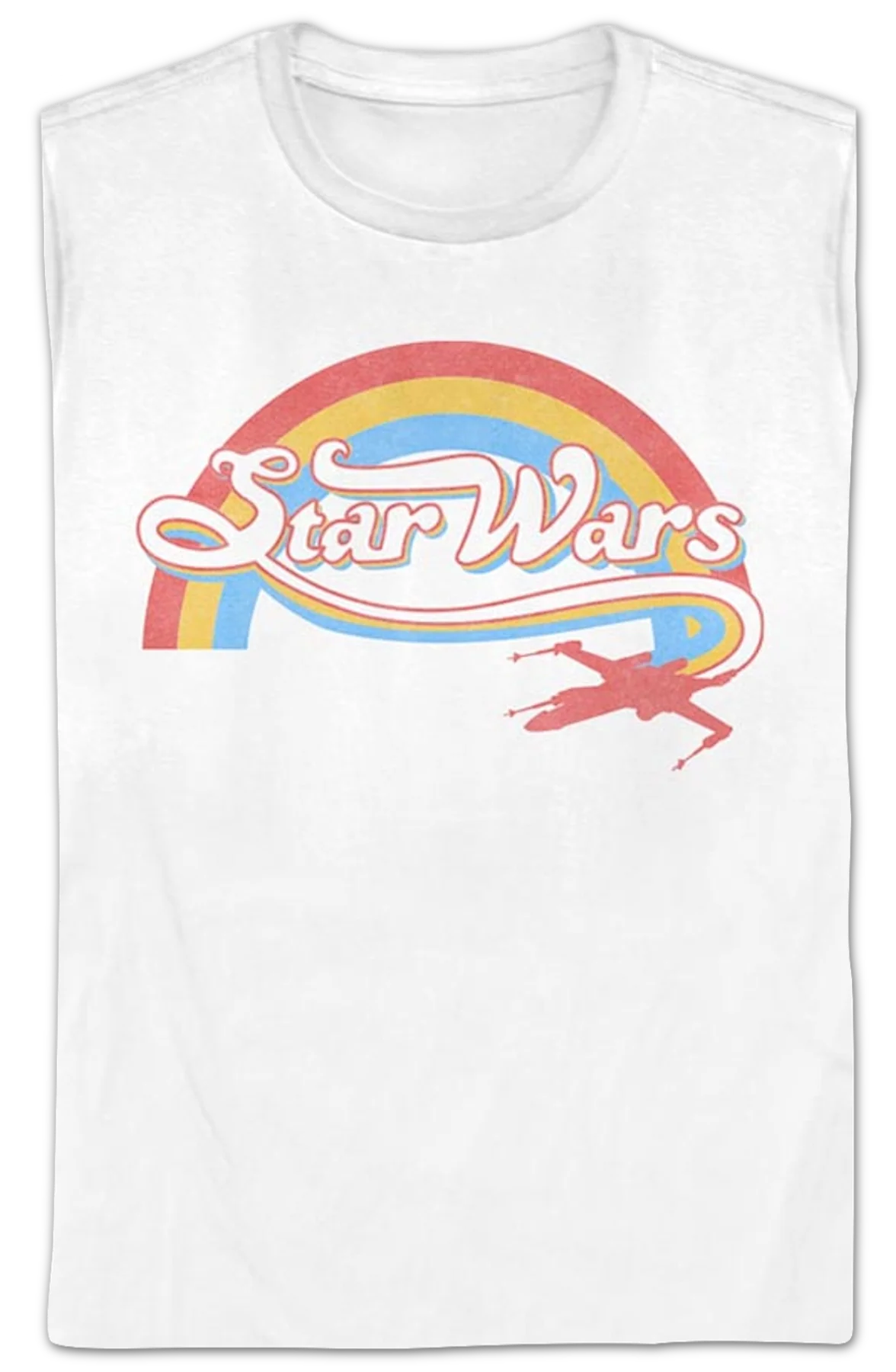 Womens Rainbow X-Wing Logo Star Wars Shirt - Image 2