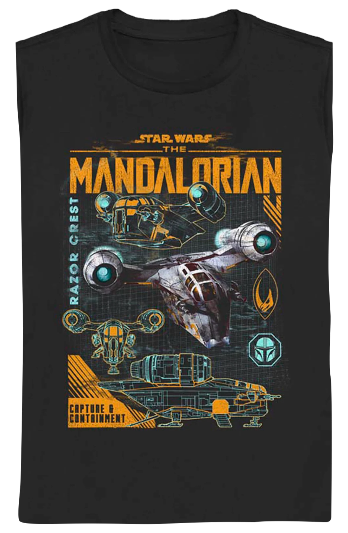 Womens Razor Crest The Mandalorian Star Wars Shirt - Image 2