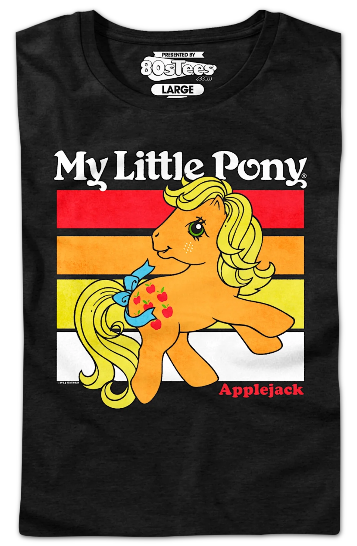 Womens Retro Applejack My Little Pony Shirt - Image 2