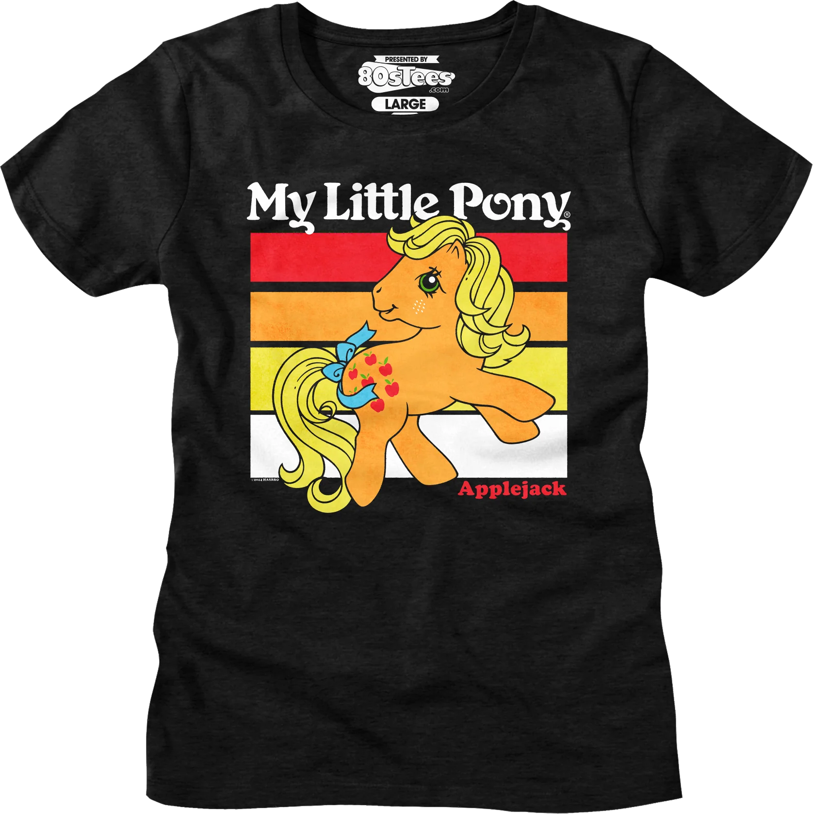 Womens Retro Applejack My Little Pony Shirt - Image 4