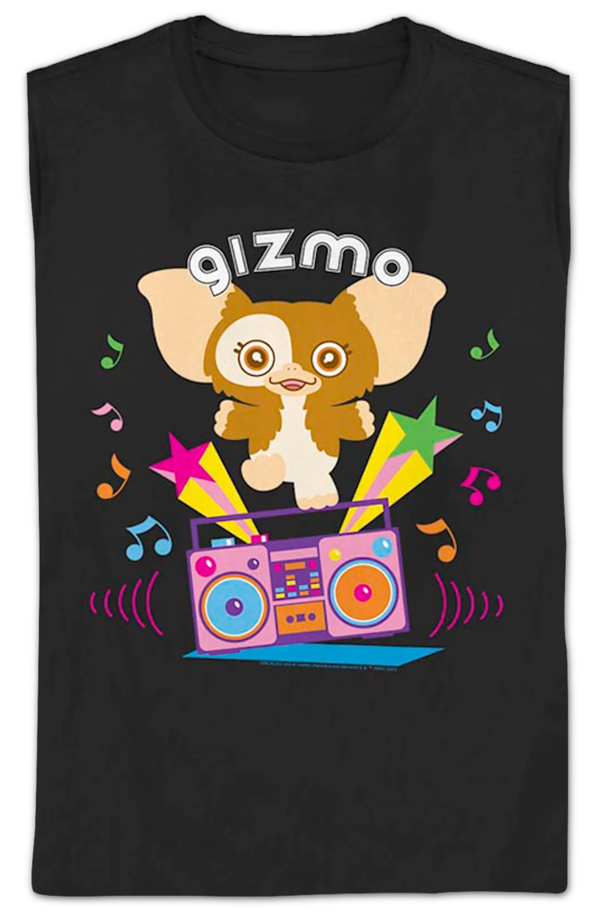 Womens Retro Gizmo Stereo Gremlins Shirt - Image 2