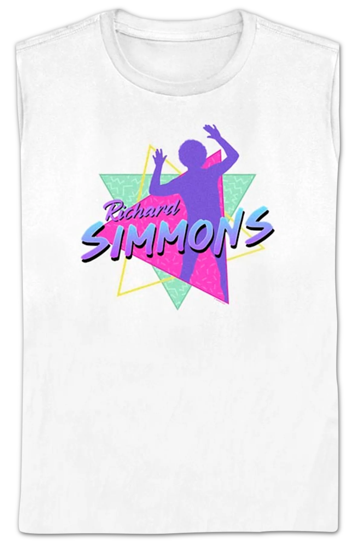 Womens Retro Silhouette Richard Simmons Shirt - Image 2