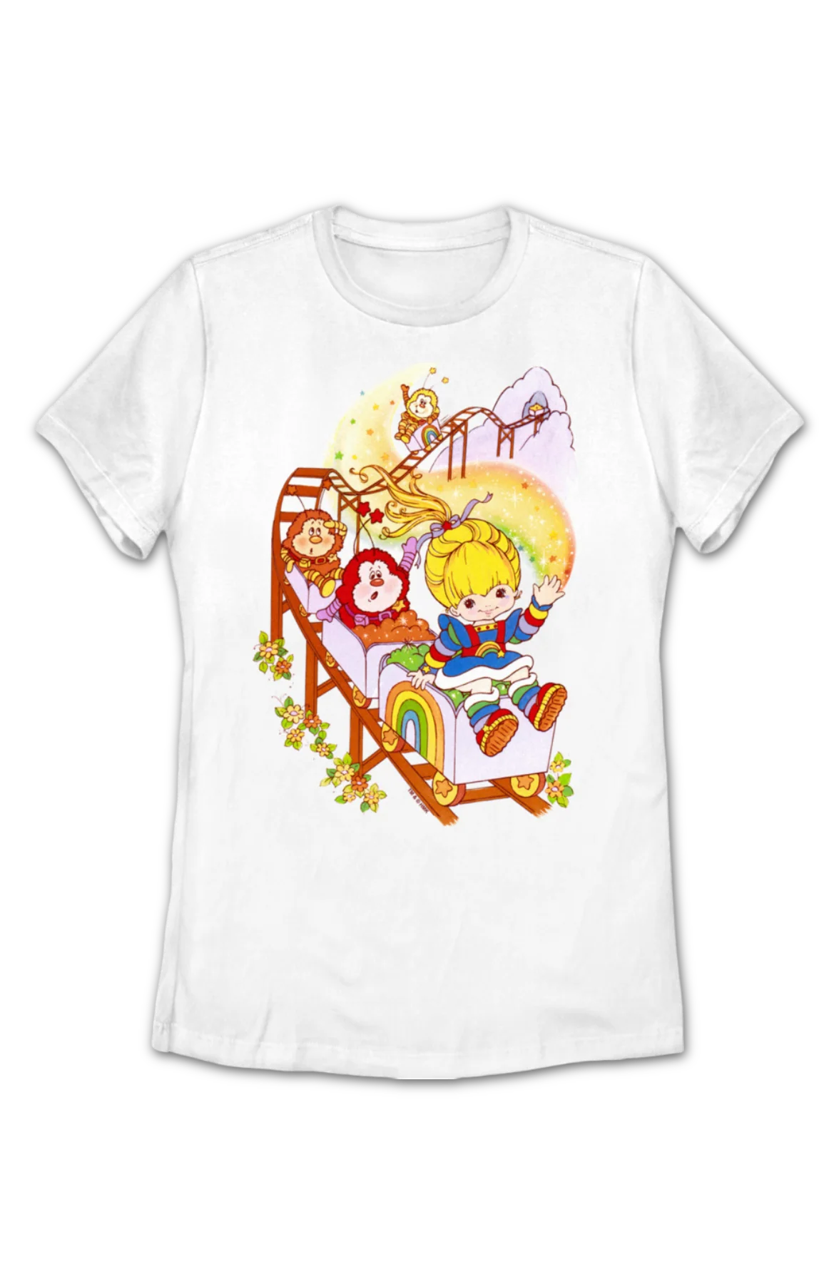 Womens Roller Coaster Rainbow Brite Shirt - Image 2