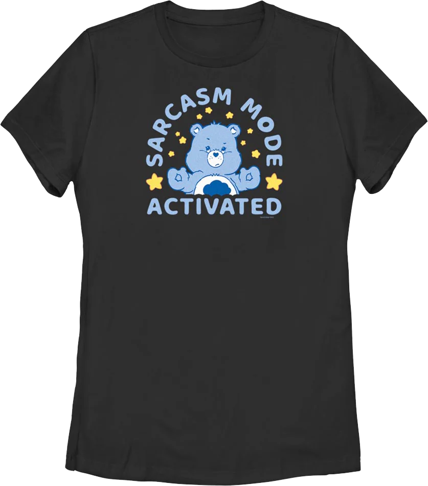 Womens Sarcasm Mode Activated Care Bears Shirt