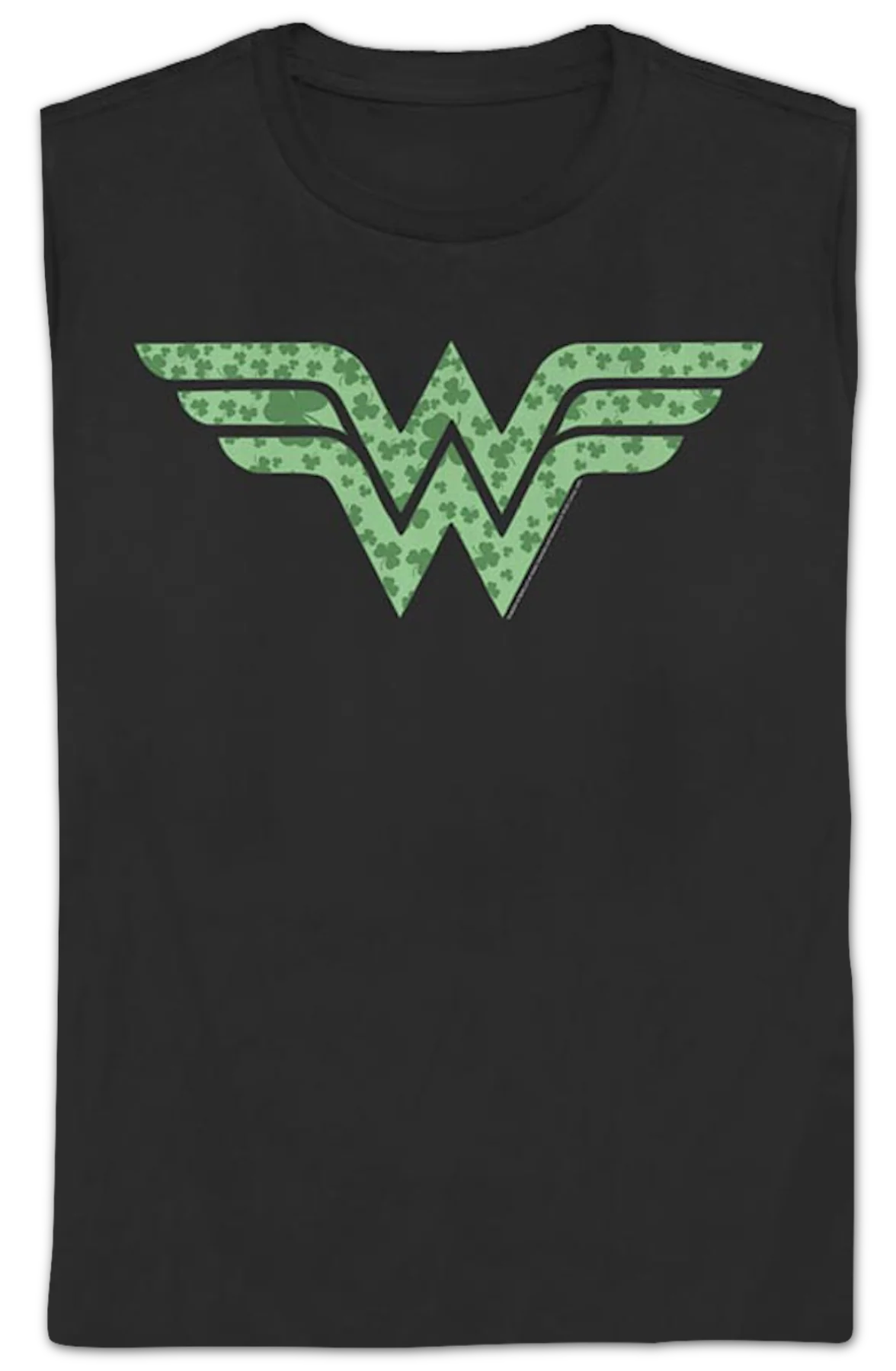 Womens Shamrock Logo Wonder Woman DC Comics Shirt - Image 2