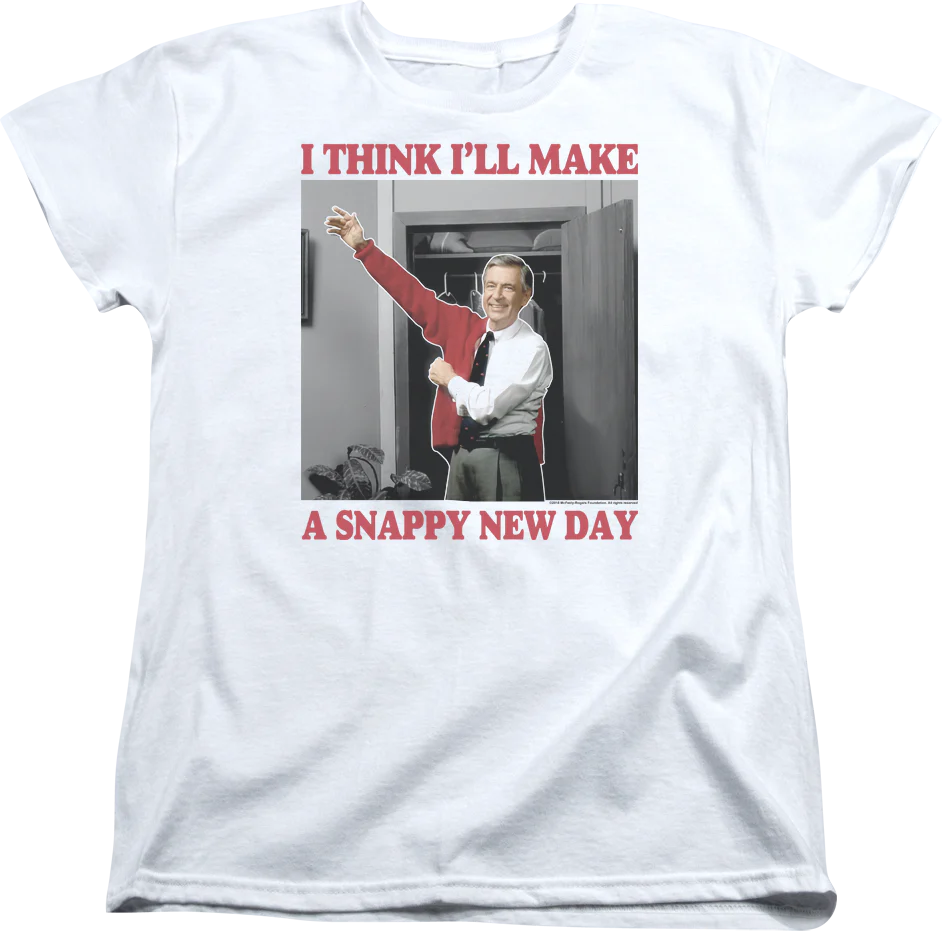 Womens Snappy Day Mr. Rogers Shirt