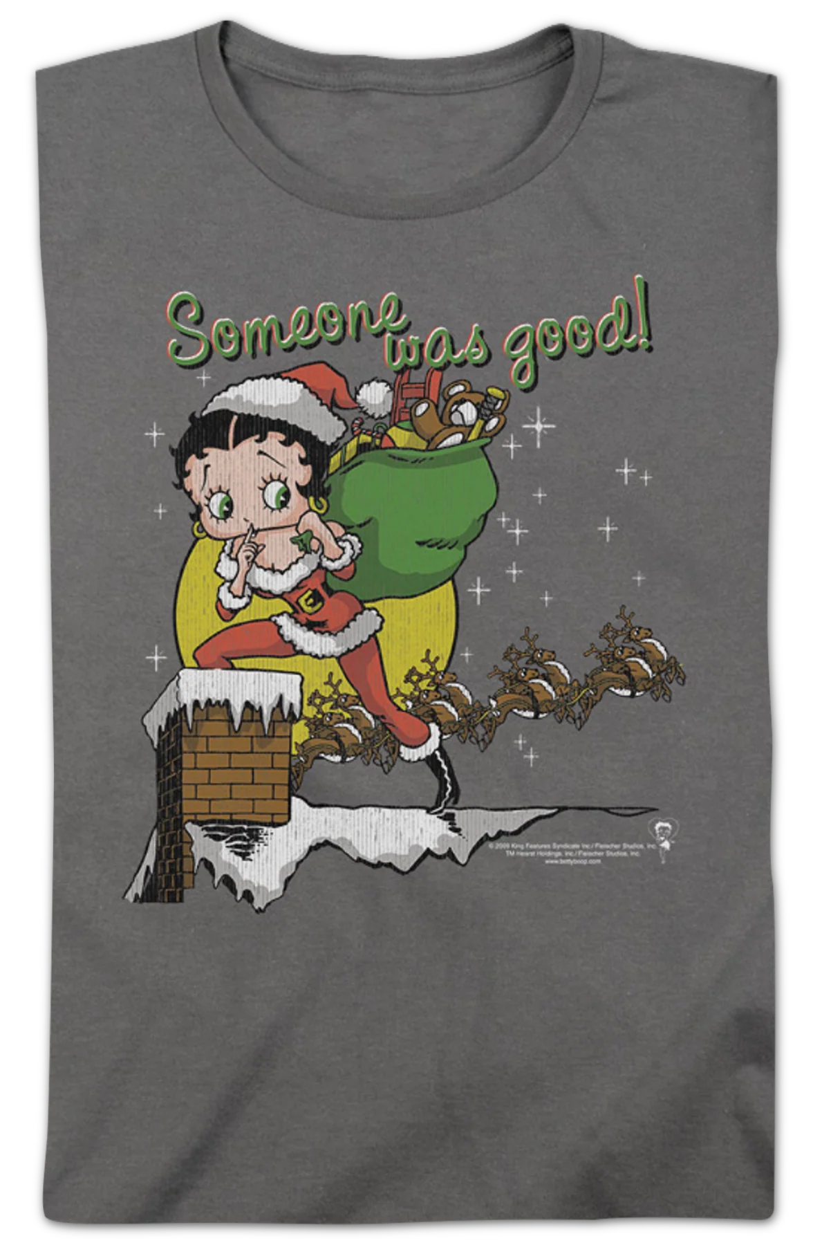Womens Someone Was Good Betty Boop Shirt - Image 2