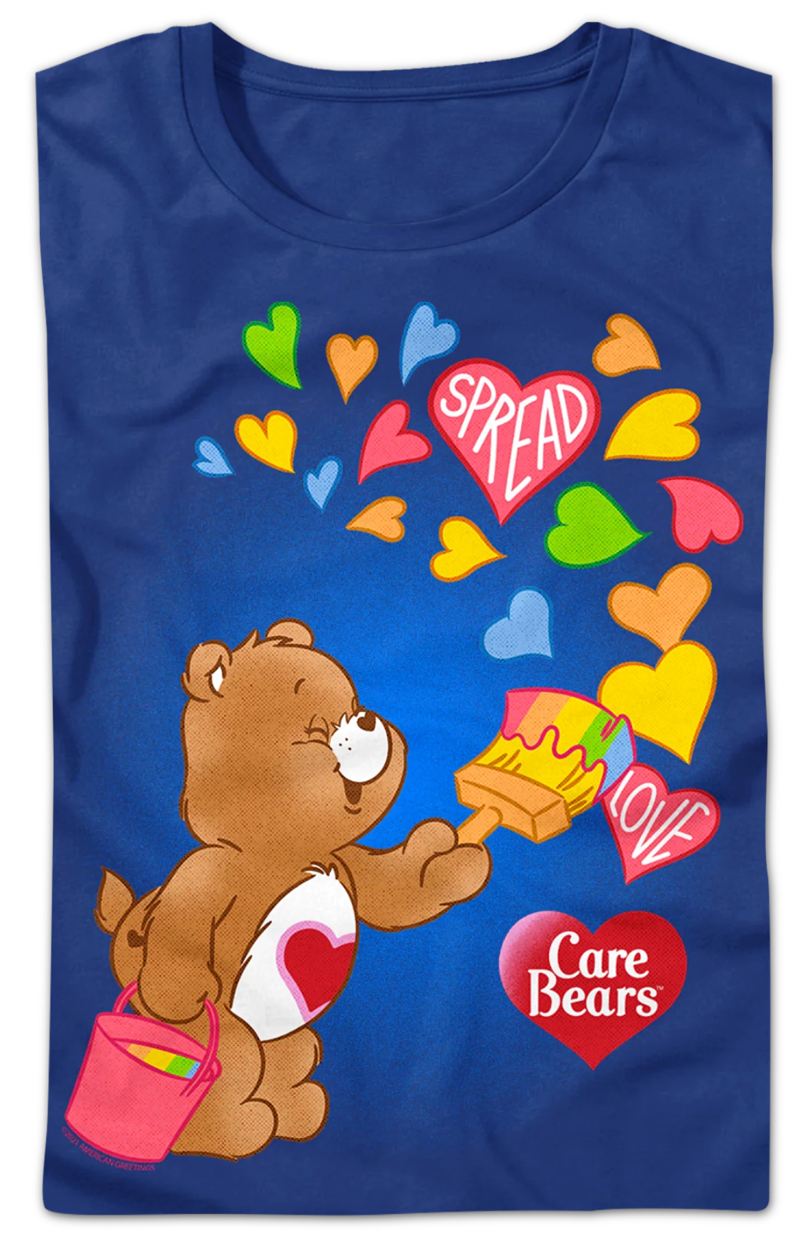 Womens Spread Love Care Bears Shirt - Image 2
