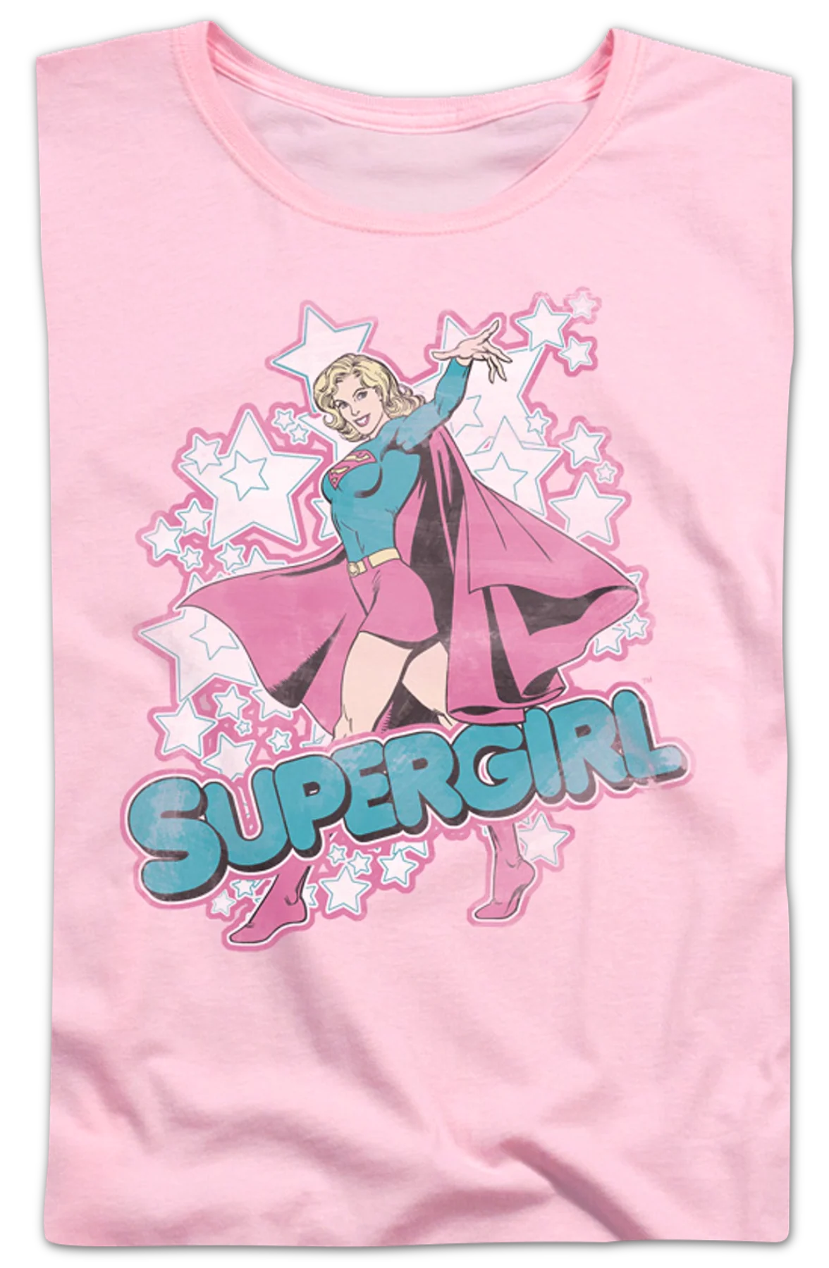 Womens Strike A Pose Supergirl Shirt - Image 2