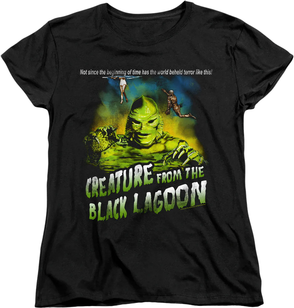 Womens Tagline Creature From The Black Lagoon Shirt
