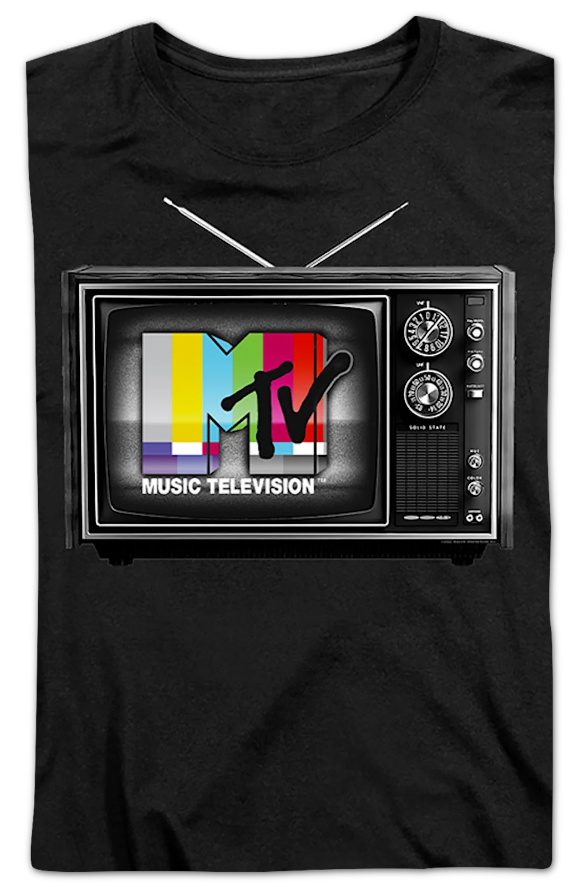 Womens Television Logo MTV Shirt - Image 2