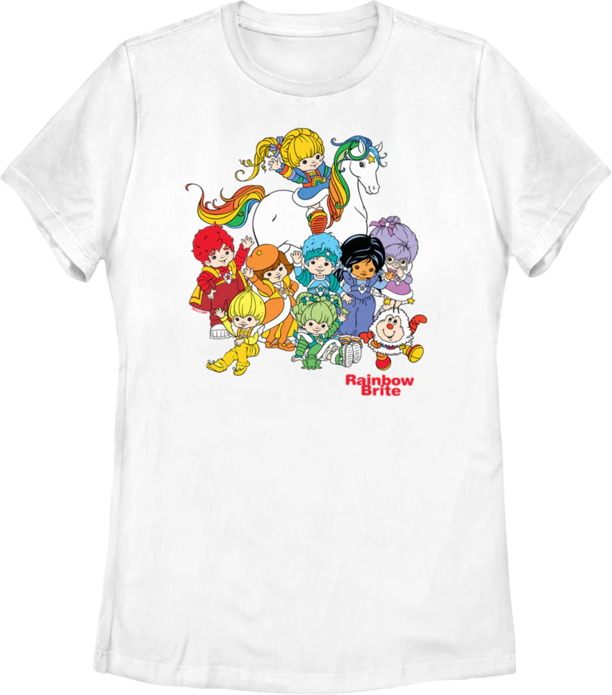 Womens The Gang's All Here Rainbow Brite Shirt