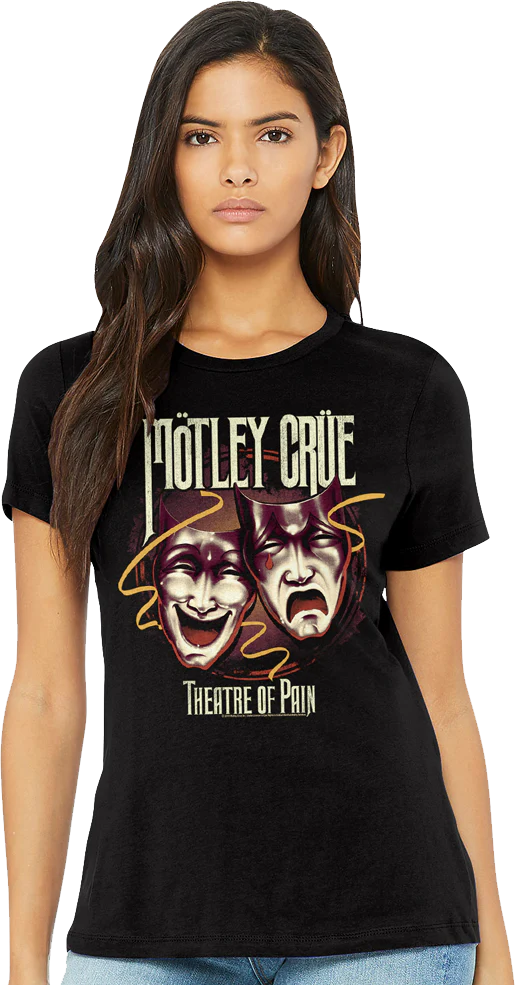 Womens Theatre of Pain Motley Crue Shirt