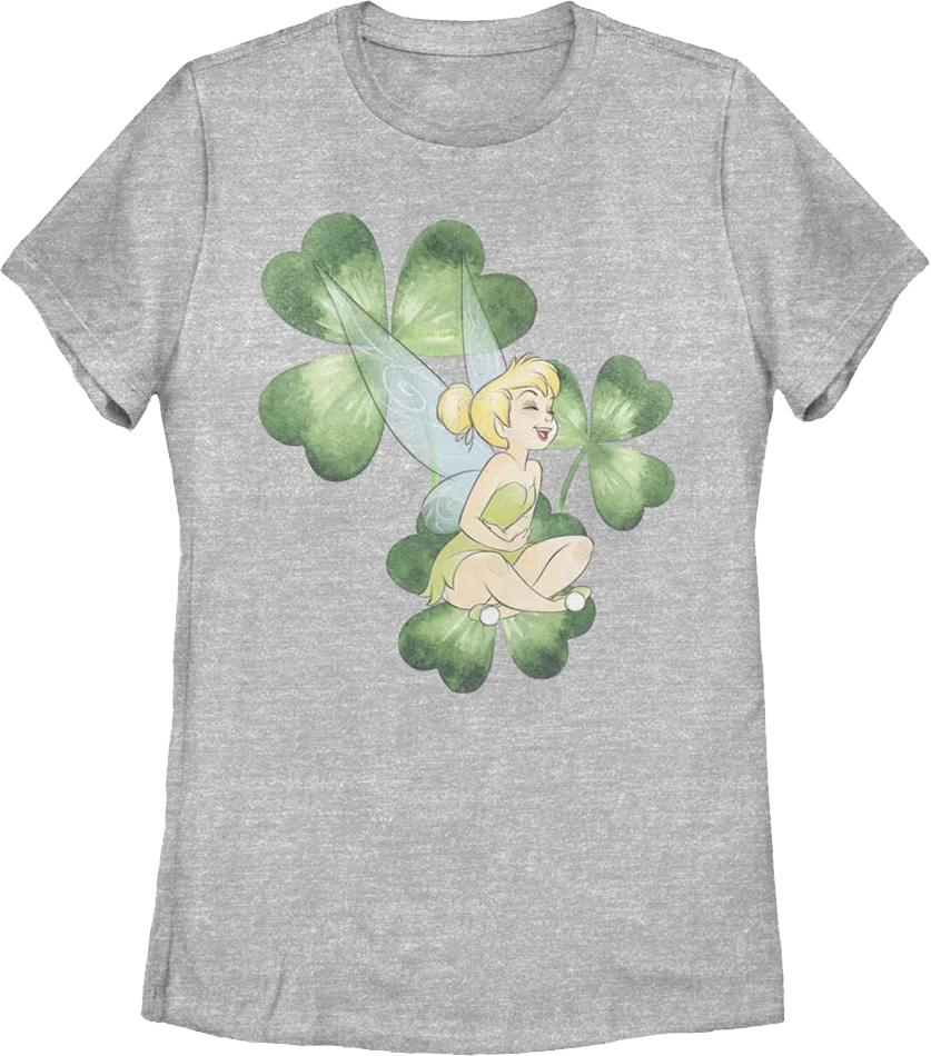 Womens Tinker Bell St. Patrick's Day Disney Shirt
