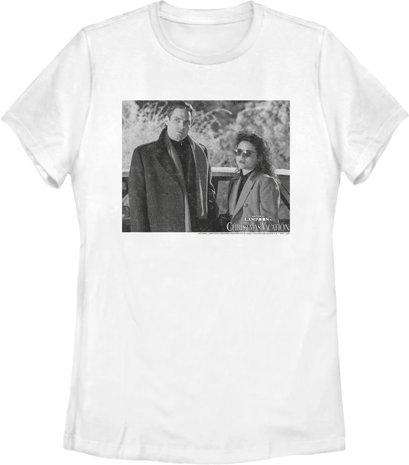 Womens Todd And Margo Photo Christmas Vacation Shirt