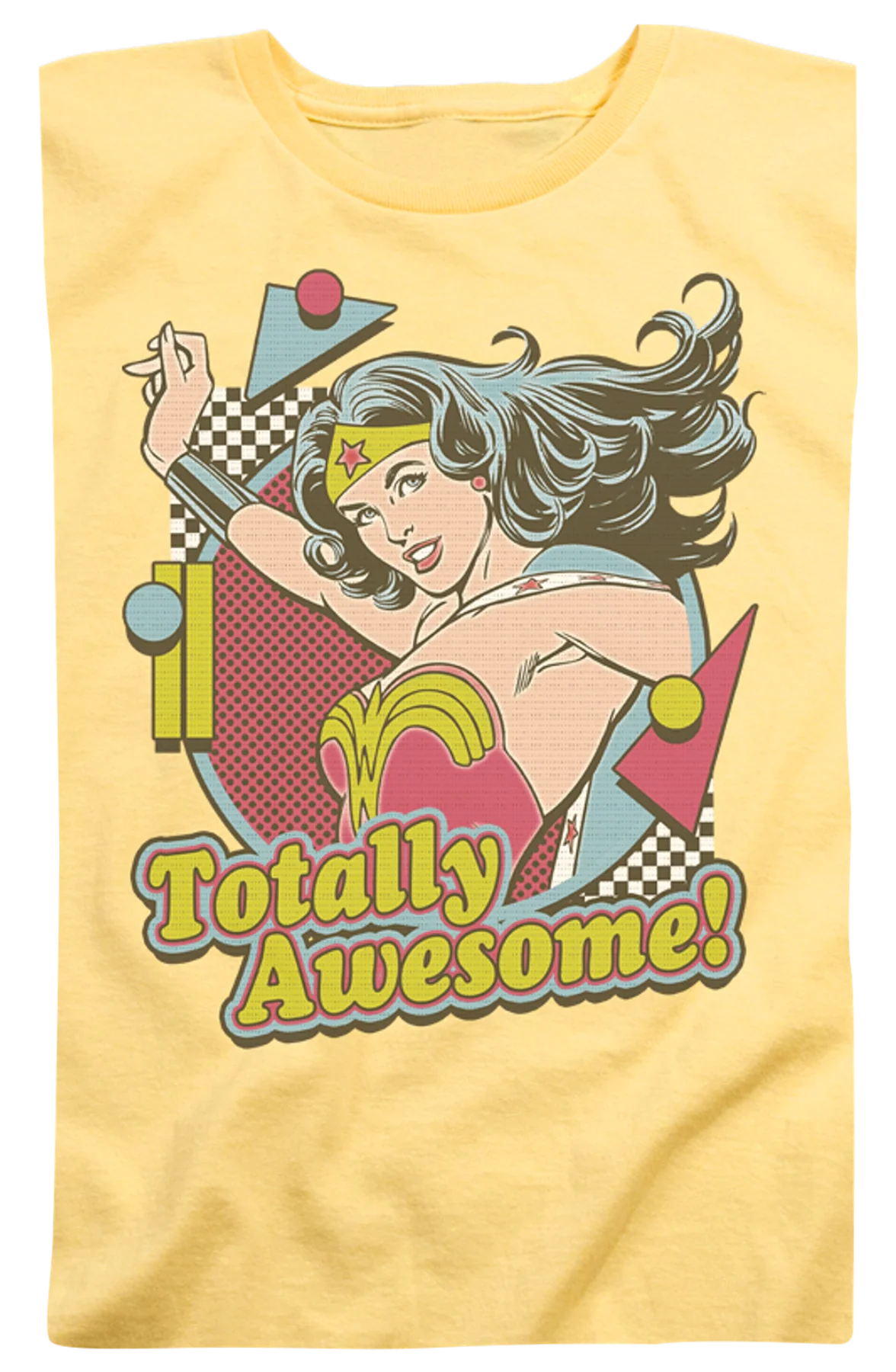 Womens Totally Awesome Wonder Woman Shirt - Image 2