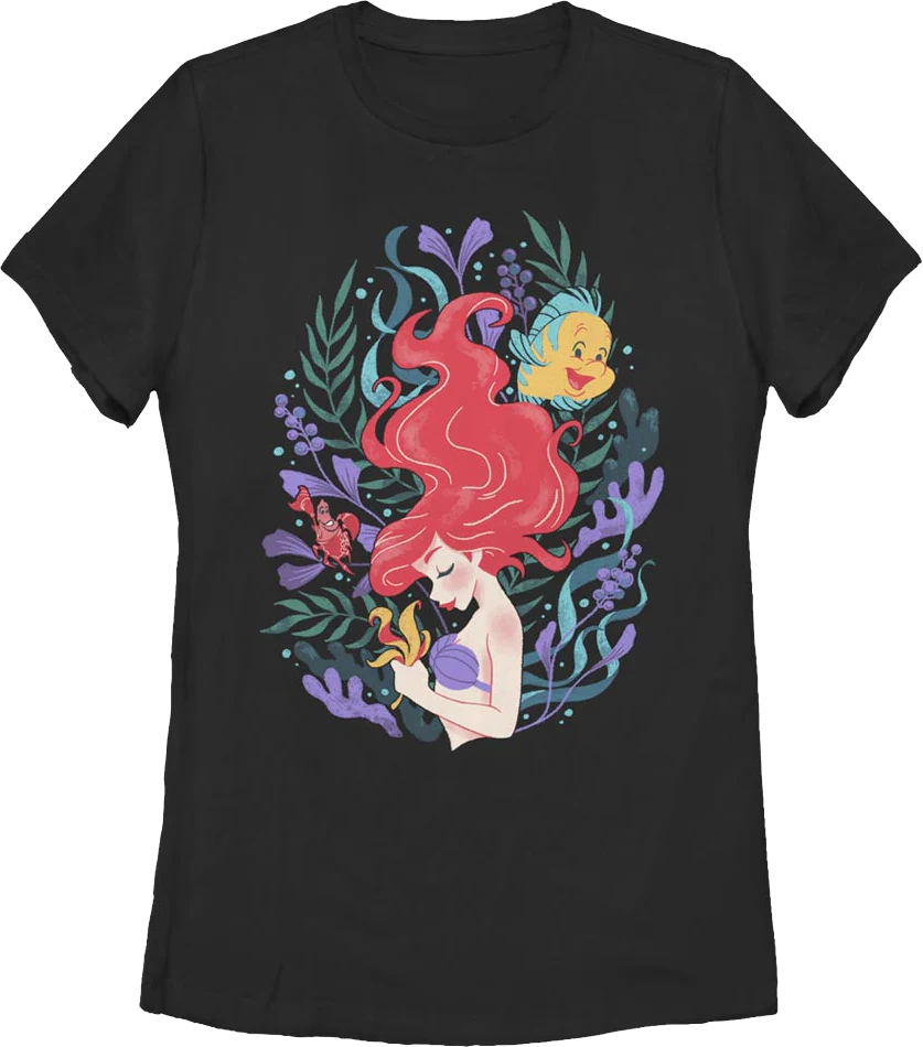 Womens Under The Sea Little Mermaid Shirt