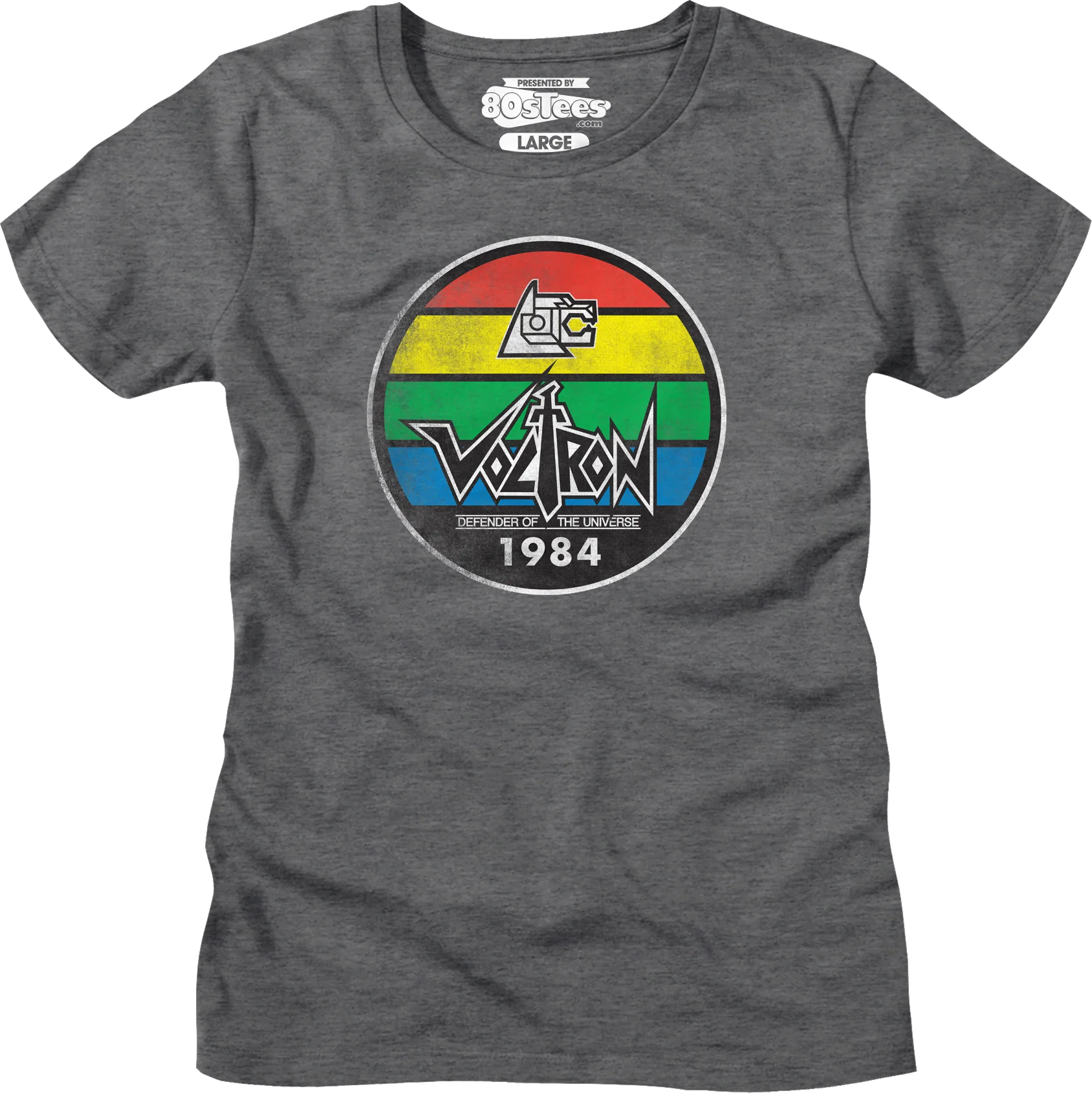 Womens Vintage 1984 Stripes Voltron Shirt