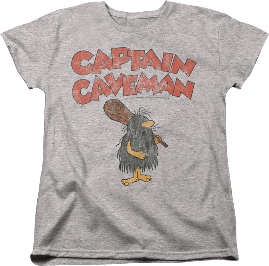 Womens Vintage Captain Caveman Shirt