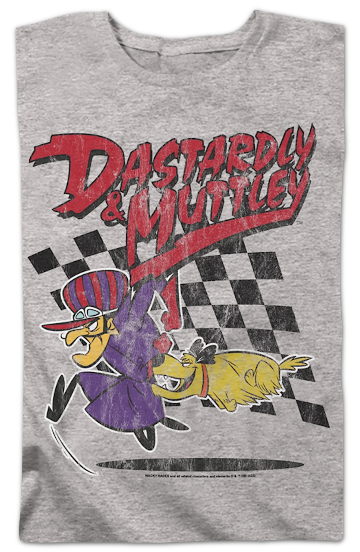 Womens Vintage Dastardly & Muttley Wacky Races Shirt - Image 2