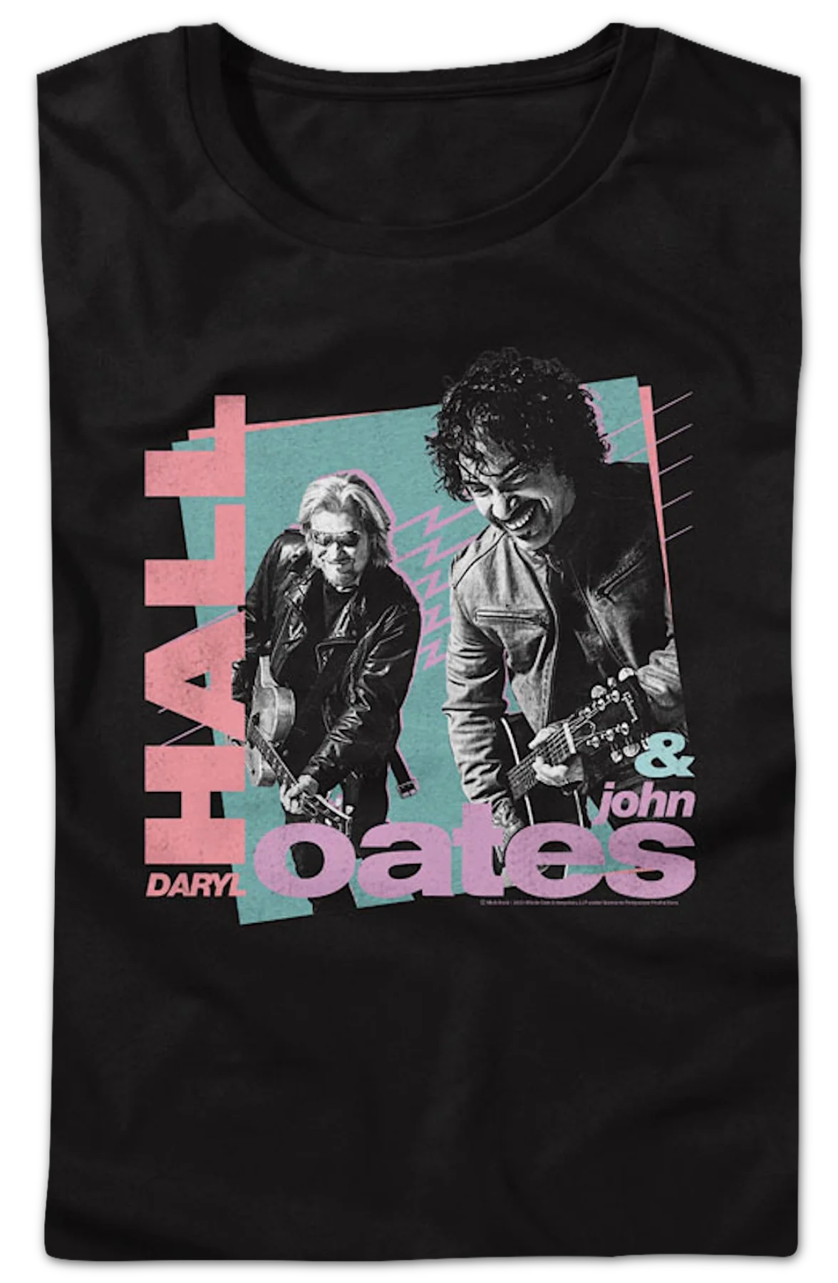 Womens Vintage Photo Hall & Oates Shirt - Image 2