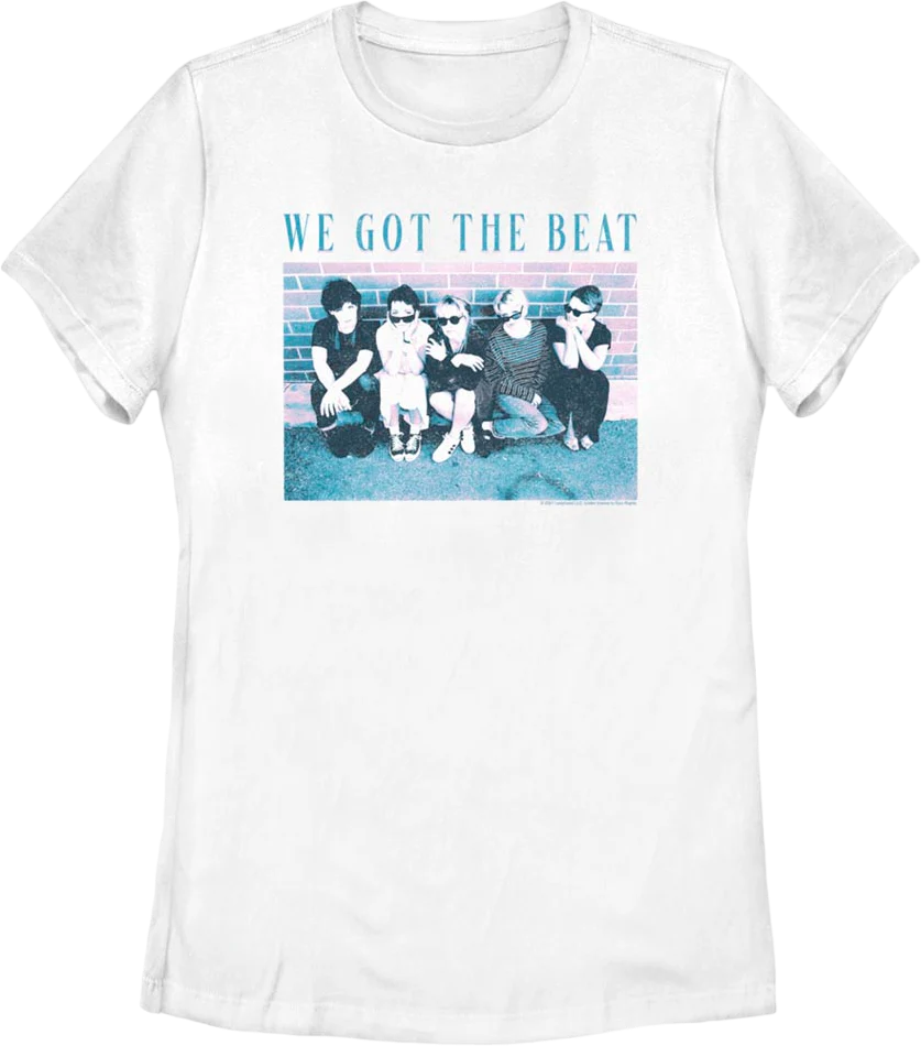 Womens We Got The Beat Group Photo Go-Go's Shirt