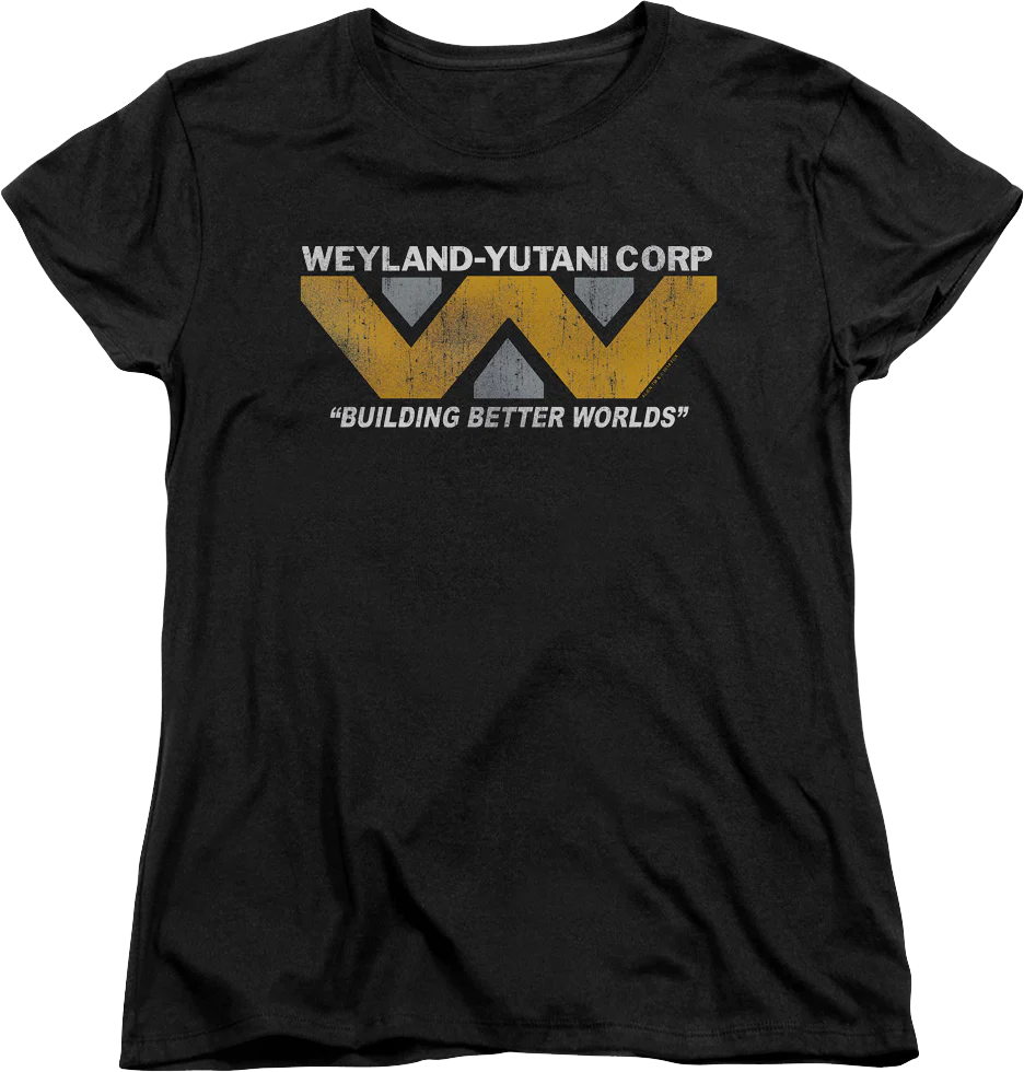Womens Weyland-Yutani Corp Alien Shirt